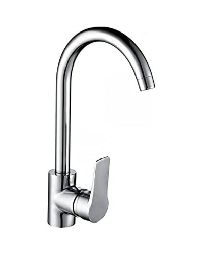 EDM Single Lever Faucet Stainless Steel - Kitchen/Bathroom Mixer Tap
