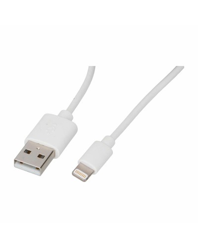 All Ride Câble USB Lightning Blanc 1.2m - Charge & Synchronisation iPhone/iPad
