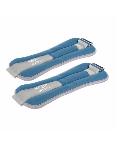 Umbro Pesi Caviglie 500g Azzurri - Set 2 Unità - Allenamento Fitness
