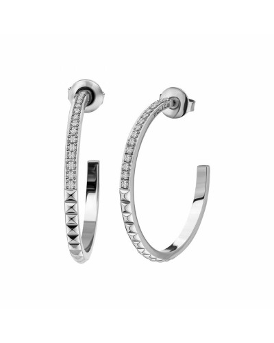Police Orecchini Donna Acciaio Inox 3cm - Design Moderno e Raffinato
