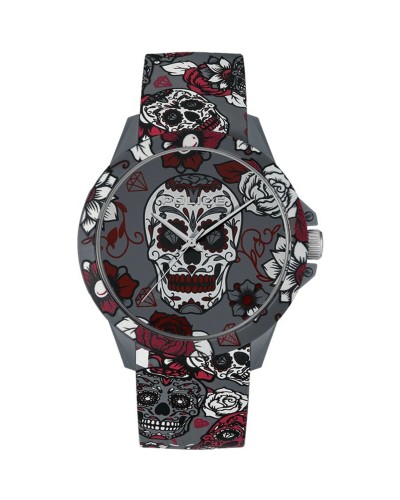 Police Reloj de Hombre 40mm Negro/Plata - Estilo Urbano y Moderno
