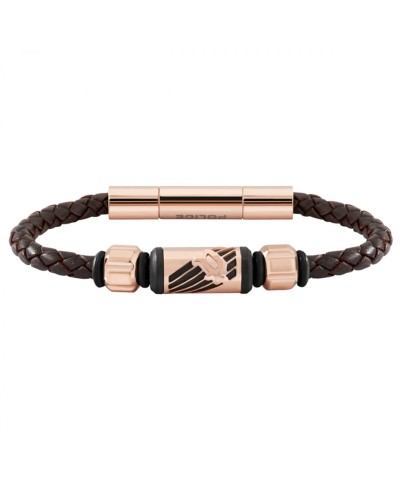 Armband Heren Police PJ26466BLC.03A Leer 19 cm