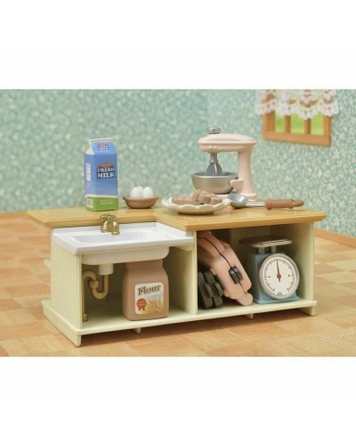 Sylvanian Families Küchenland - Küchenset und Figuren - Rollenspiel

