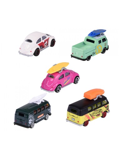 Leikkiajoneuvosarja Majorette Volkswagen Originals (5 Kappaletta)