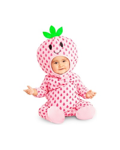 My Other Me Strawberry Newborn Costume 3 Pcs - Kids Disguise
