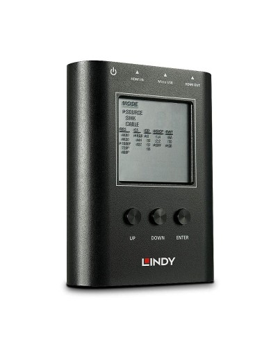 Probador de red LINDY 32675 para verificación de cables Ethernet, verificación de PoE y pruebas intermitentes.

