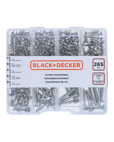 Skruvsats Black & Decker Torx 265 Delar