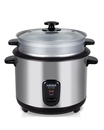 riisinkeitin Haeger RC-18L.001A Harmaa