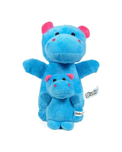 Jouet pour chien en peluche Gloria Nomana 10 cm Hippopotame