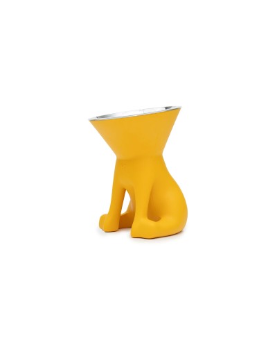 Hundmatare United Pets Elisabeth Yellow Rostfritt stål Polyetylen 1 L