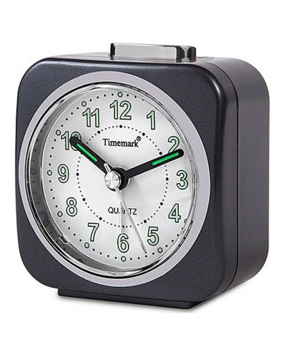 Analoge alarmklok Timemark Grijs Stil met geluid Nachtmodus