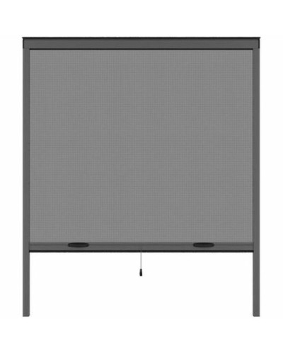Muggennet Moustikit Grijs Aluminium Ramen 125 x 145 cm