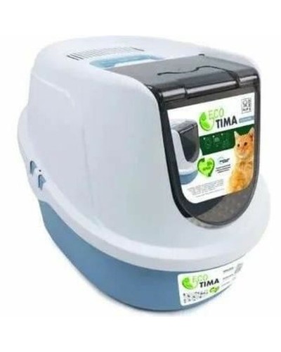 Arenero para Gatos MPETS ECO TIMA Azul Plástico