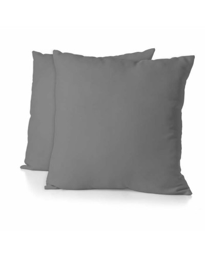 Taie d'oreiller HOME LINGE PASSION Gris 63 x 63 cm (2 Unités)