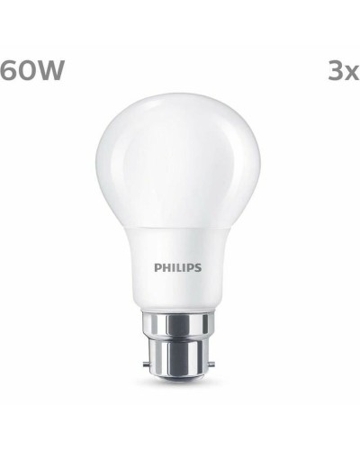 Ledlamp Philips 60 W Mat Warm wit F 8 W 60 W B22 3 Stuks (2700 K)