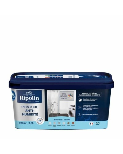 Peinture d'Apprêt Ripolin Gris Satiné 2,5 L