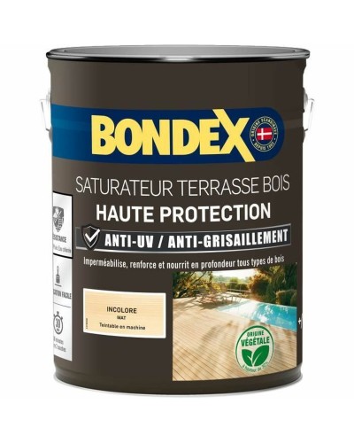 Peinture d'Apprêt Bondex Mat 5 L Transparent
