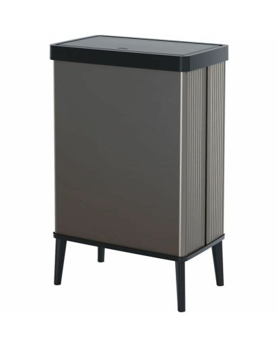 Mülltonne Curver VERTO Grau Kunststoff 54 L