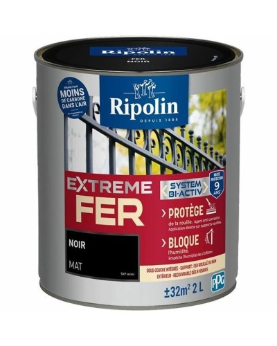 Pintura Ripolin 395991 noir Mate 2 L
