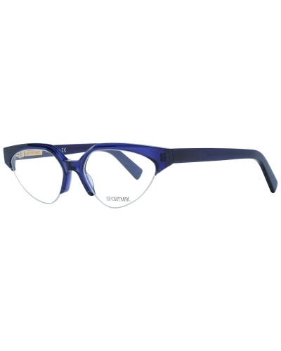 Sportmax SM5004 Damenbrille - Rechteckiger Rahmen Schwarz 54mm

