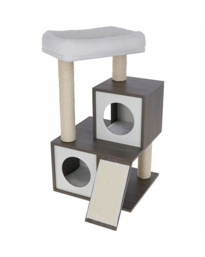 Rascador para Gatos Kerbl Gris Blanco/Negro Sisal
