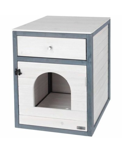 Kattenbak Kerbl Blauw Wit Plastic