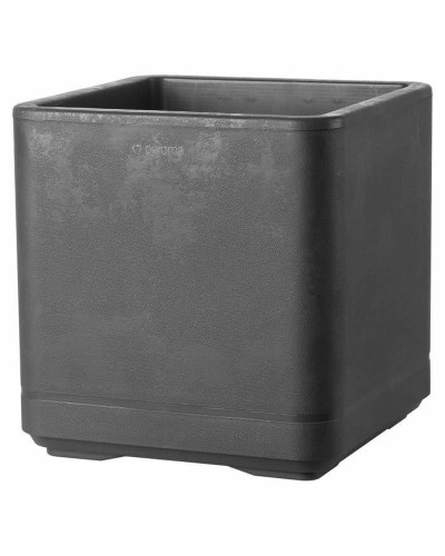 Pot Deroma Anthracite 38 x 38 x 39 cm Plastique Carré Seau 38 cm