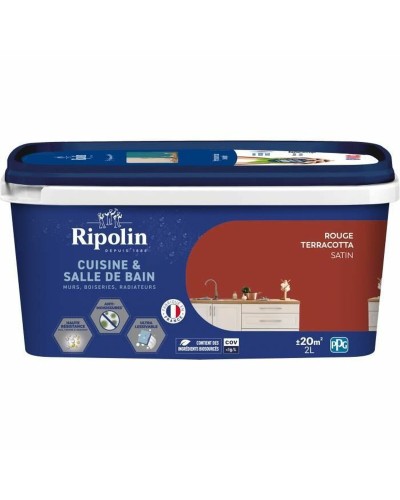 Peinture Ripolin rouge 2 L