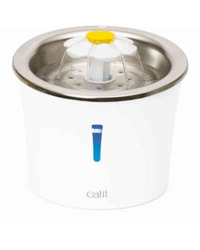 Fuente para Mascotas Catit Blanco Plástico/Acero inoxidable