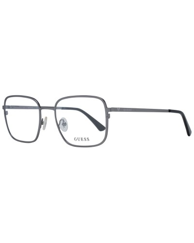 Guess GU50066 Montura de Gafas para Hombre, Negro Mate, Talla 54/19
