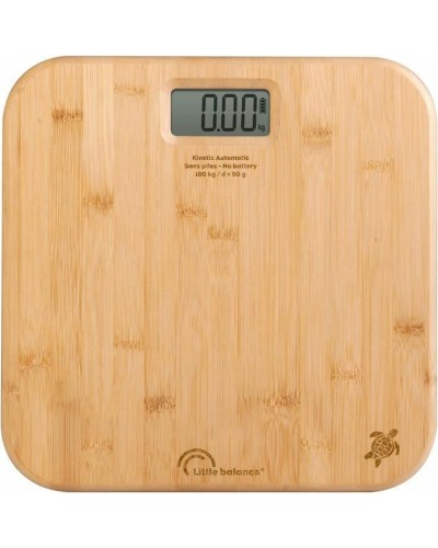Digitale Personenwaage Little Balance Automática Kinetic Bambus