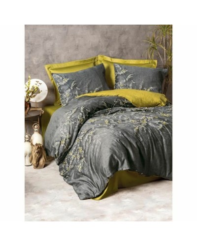 Set di copripiumino Grigio 220 x 240 cm