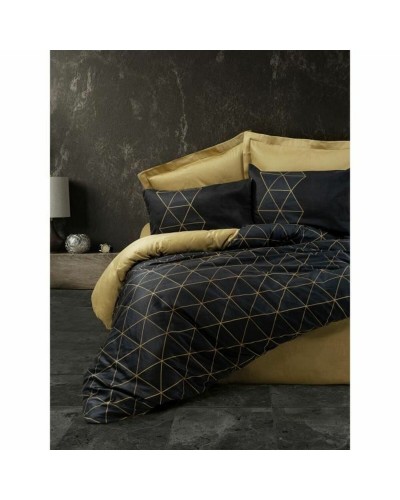Duvet cover set Black 220 x 240 cm
