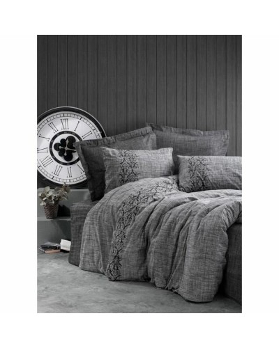 Set di copripiumino Grigio 220 x 240 cm