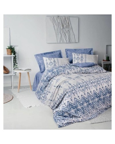 Parure de couette Bleu 220 x 240 cm