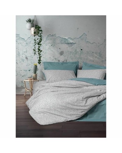 Set di copripiumino Azzurro Bianco 220 x 240 cm