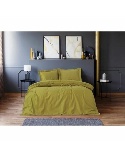 Bettbezug-Set Khaki 220 x 240 cm