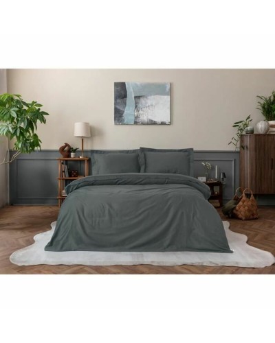Set di copripiumino Grigio 220 x 240 cm