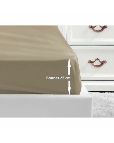 Inpassat underlakan Lovely Home Beige Dubbelsäng 160 x 200 cm