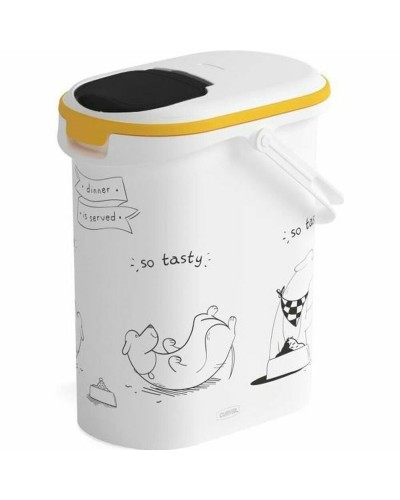 Dose für Tierfutter Curver 794092 Weiß Kunststoff 4 Kg 10 L