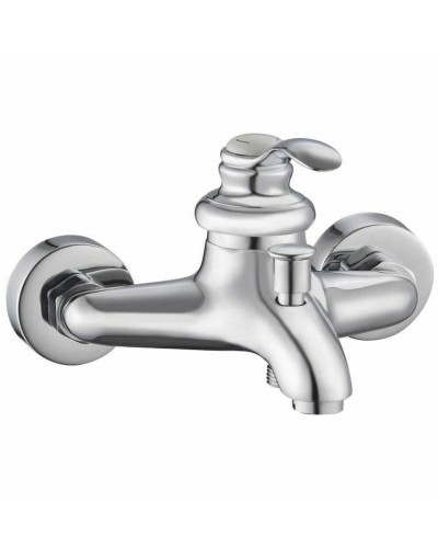 Grifo Monomando Rousseau Metal Latón 15 cm Ducha Bañera