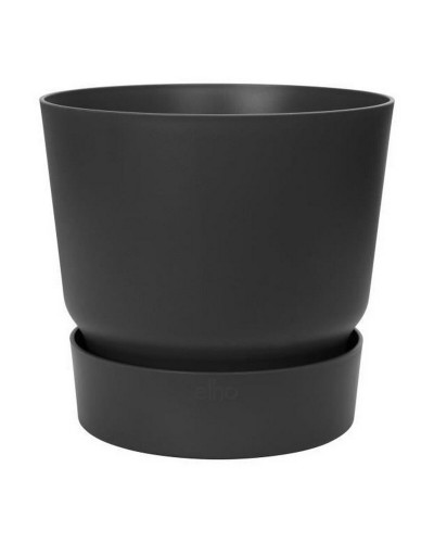 Plant pot Elho Greenville Black Plastic Circular Ø 40 cm Ø 39 x 36,8 cm