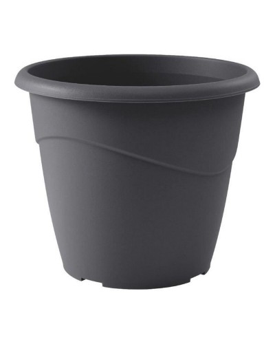 Bloempot EDA Marina Grijs Donker grijs Polypropyleen Rond Cirkelvormig Ø 40 x 33,7 cm