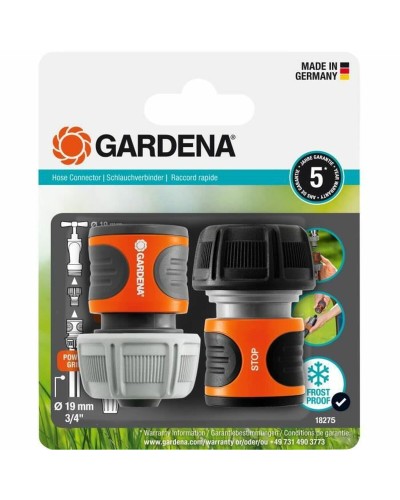Slangaansluiting Gardena Aquastop 18275-20 2 Stuks