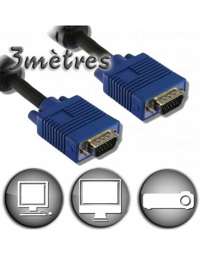 VGA-kabel Lineaire HD15 3 m Zwart