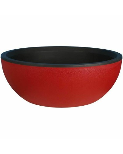 Kruka Riviera Granite Ø 40 cm Röd