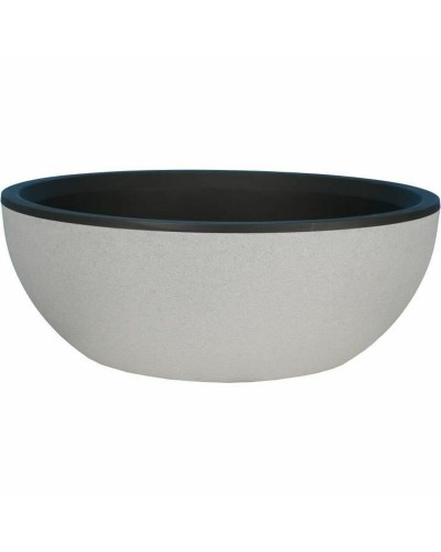 Blumentopf Riviera Granite Hellgrau Ø 40 cm Stein