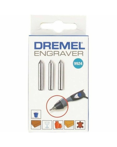 Multipurpose router bit set Dremel 9924 (3 Units)