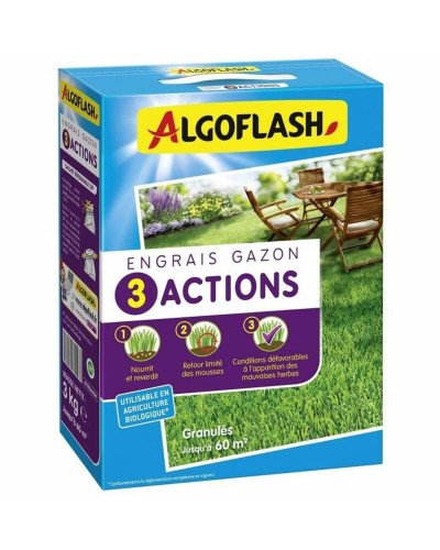 Plant fertiliser Algoflash 3 actions 3 Kg