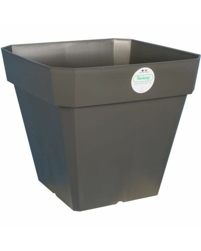 Plant pot Riviera Grey Squared 40 x 40 cm